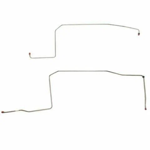 1970-71 AMC AMX Transmission Cooler Lines w_ Iron BW M11_M12 Stainless JTC7001SS